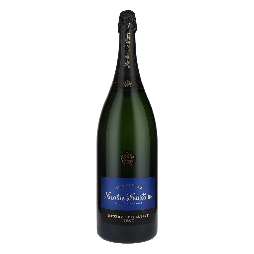 Nicolas Feuillatte Bouteille de champagne vide Bouteille décorative Bouteille de présentation 3 l
