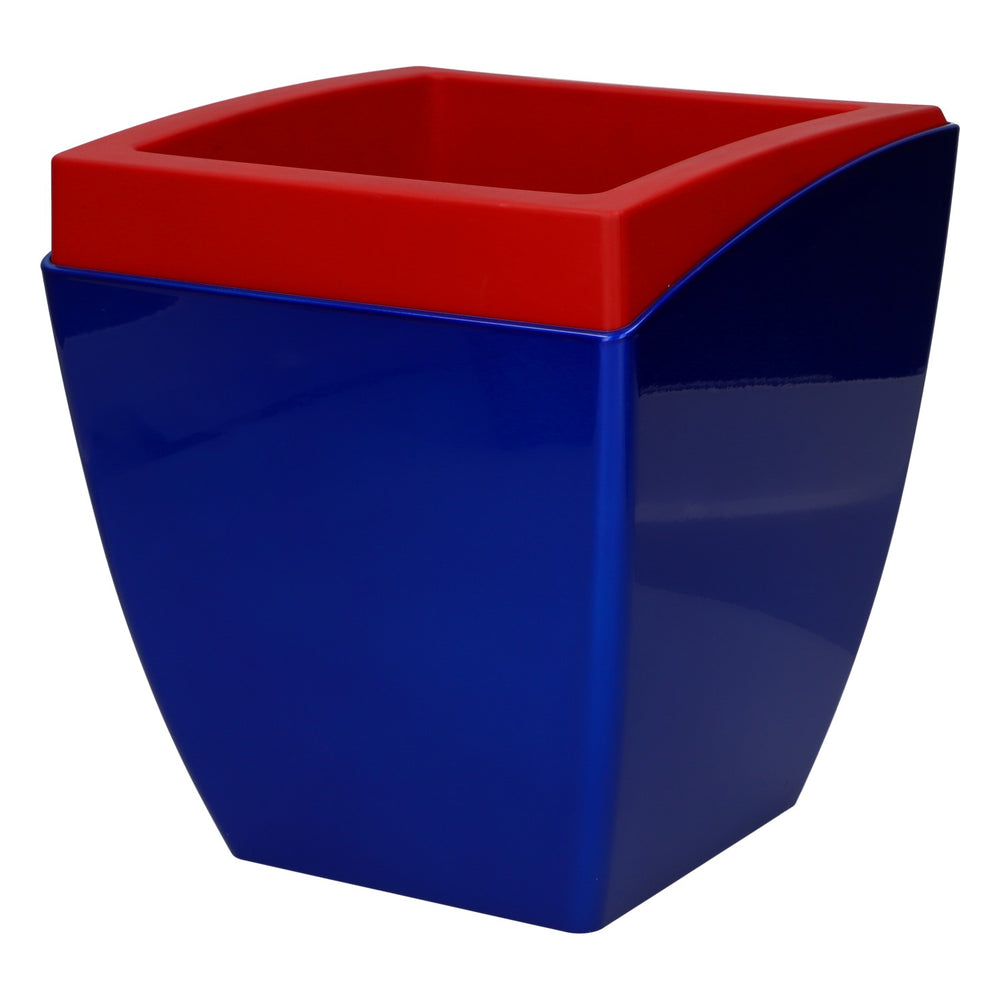 No Name Refroidisseur à glace Refroidisseur de bouteilles Contenu rouge Rouge/Bleu neuf Seau à glace en plastique
