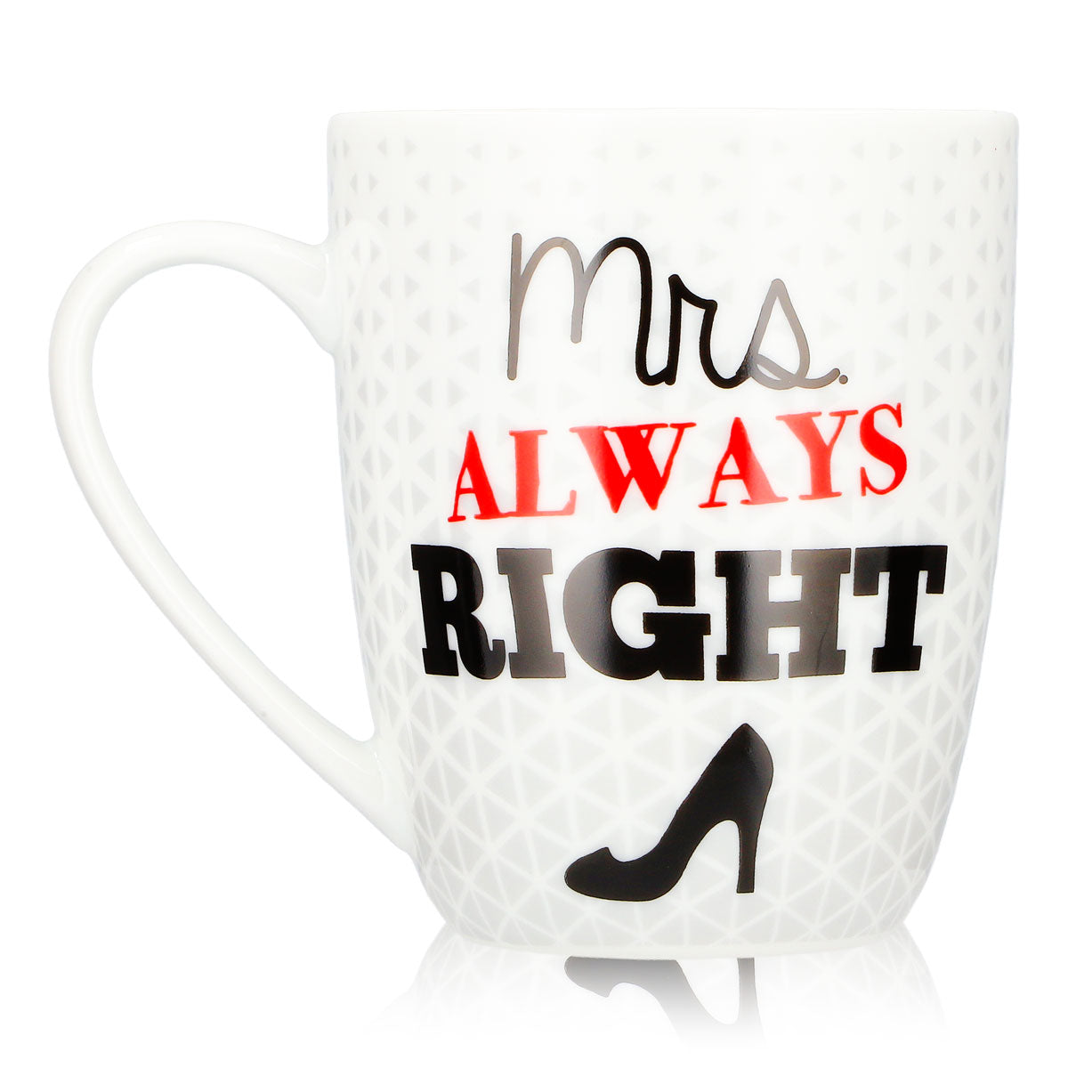 No Name Autres Verre 0,35 l Mrs. Always Right Tasse « Pour toi » blanche en céramique – Vue 3