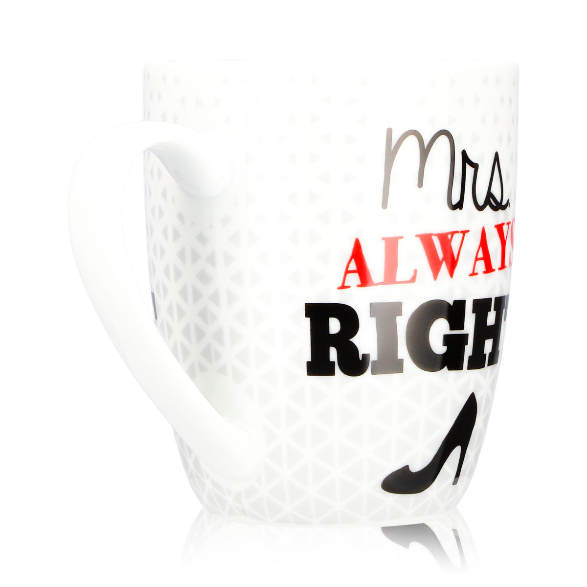 No Name Autres Verre 0,35 l Mrs. Always Right Tasse « Pour toi » blanche en céramique – Vue 4