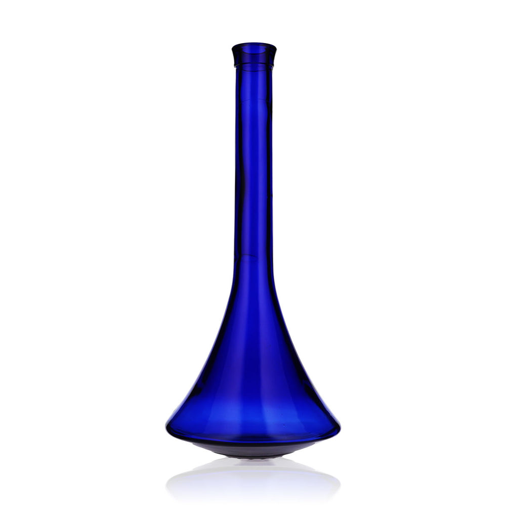 No Name - Autres articles en verre - Vase de 0,5 l - Bec verseur - Verre bleu - Bouteille décorative