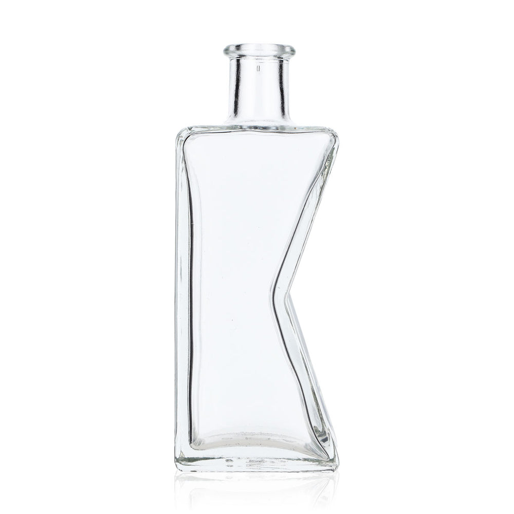 No Name - Autres - Verre - Depose 0,2 l - Forme carrée - Bouteille décorative