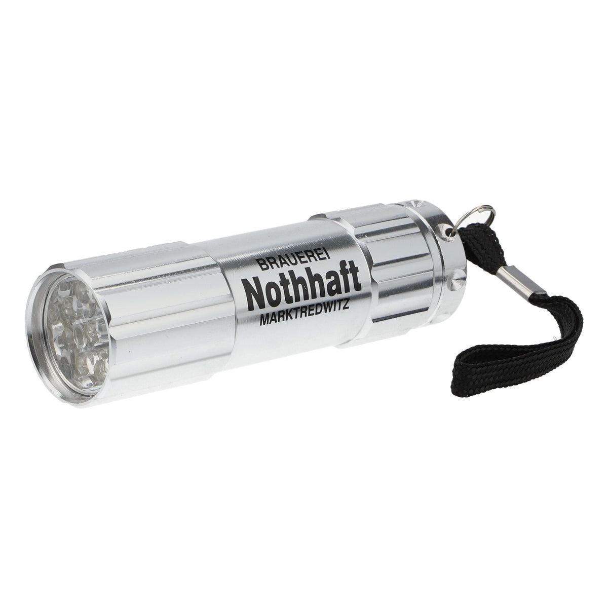 Lampe de poche Nothaft Bier, Marktredwitz, argentée, 9 LED, en plastique, produit dérivé