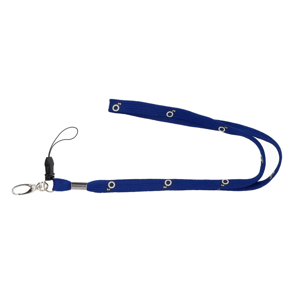 O2 Mobile Keyring Lanyard bleu