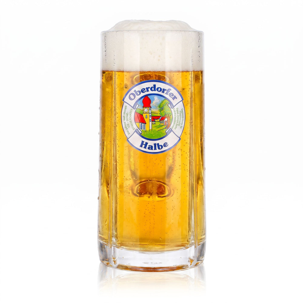 Verre à bière Oberdorfer, chope de 0,5 l, demi-relief, Fidenza
