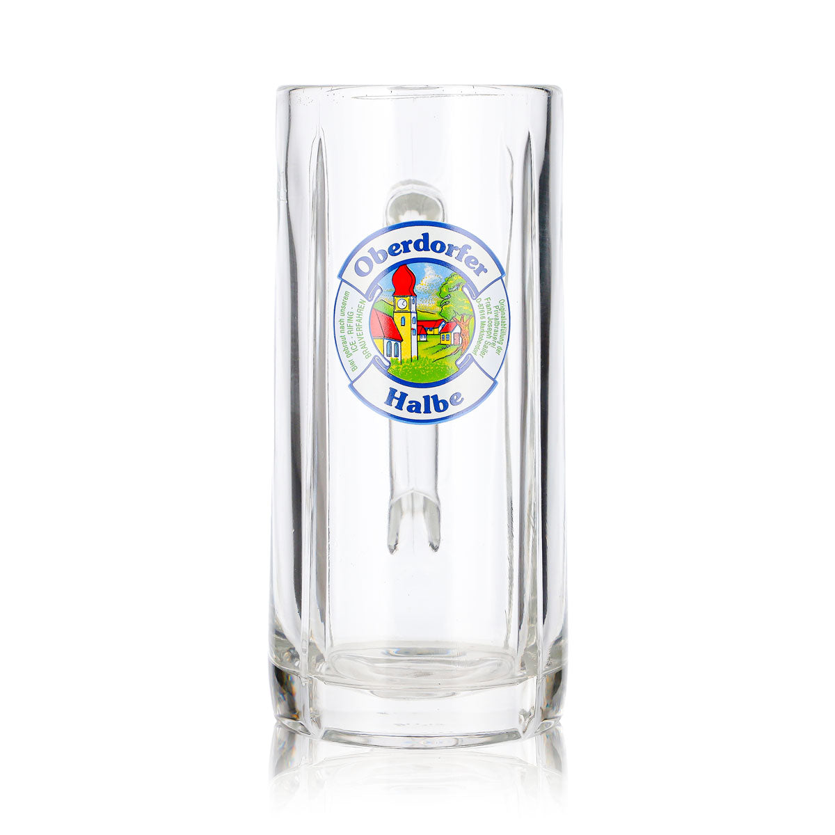 Verre à bière Oberdorfer, chope de 0,5 l, demi-relief, Fidenza – Vue 2