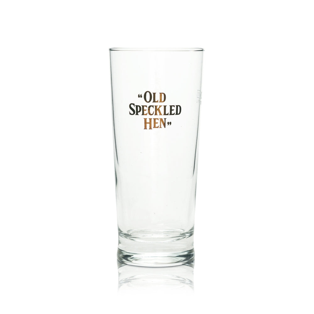 Verre à bière Old Speckled Hen Senator 0,3 l, 1/2 pinte, verres à bière, Royaume-Uni, Angleterre