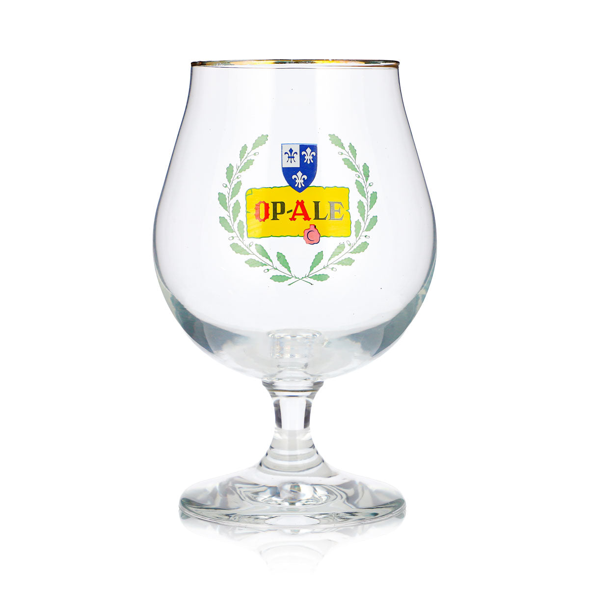 Verre à bière Op-Ale, verre à pied, 0,5 l, bord doré, Durobor, verre à bière à pied – Vue 2
