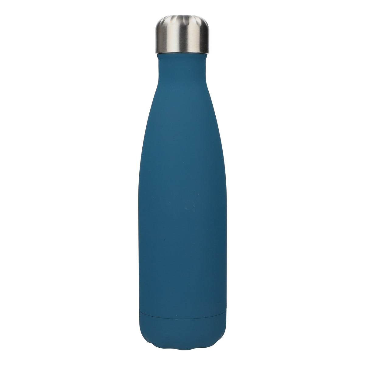 Bouteille isotherme Oreo 0,5 l, bleu caoutchouté, acier inoxydable – Vue 3