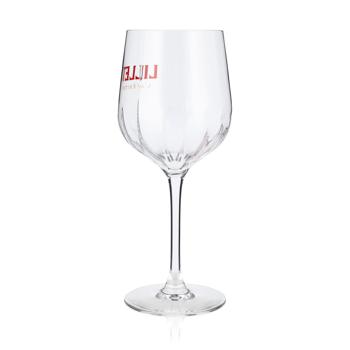 Verre original Lillet Signature 0,45 l Verre à apéritif avec graduation et élégant motif en relief – Vue 4