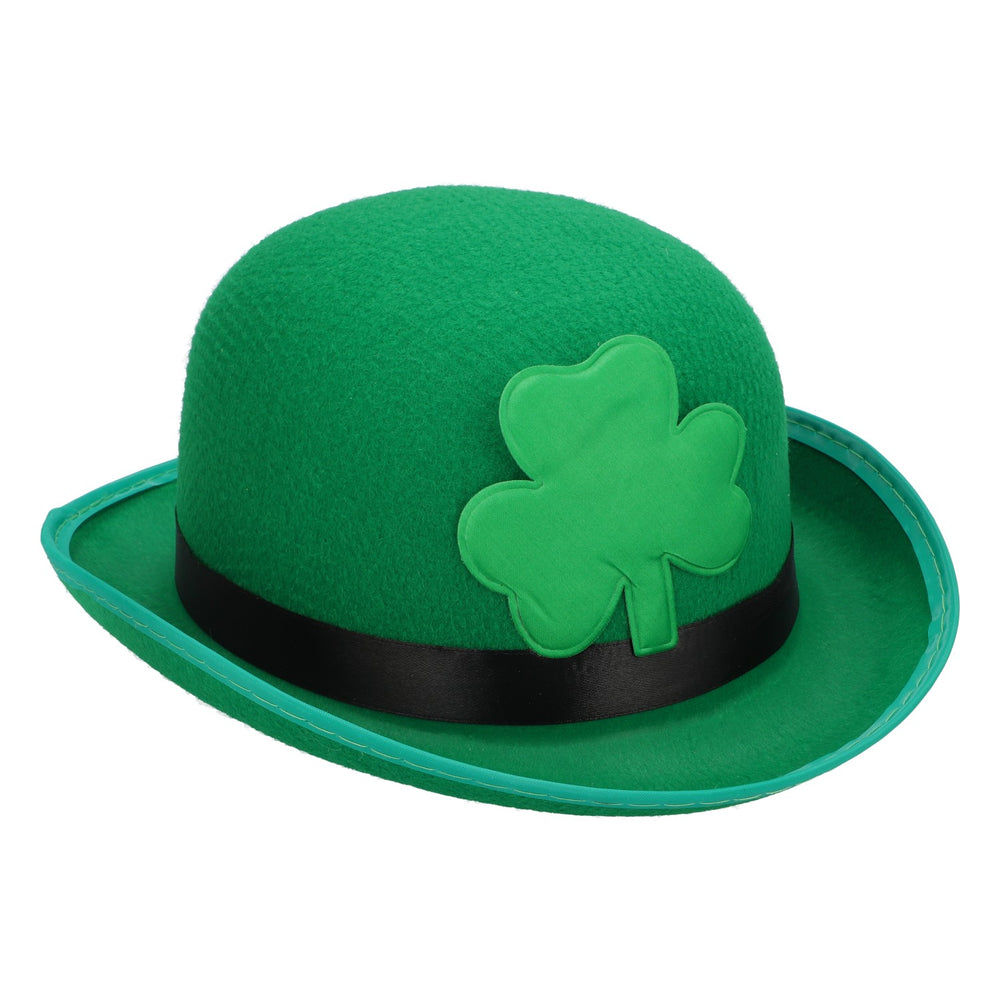 Chapeau Paddy Whisky Chapeau de fête vert Saint-Patrick Bowler Trillby