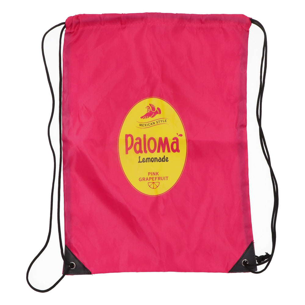 Sac de sport Paloma Lemonade Gymsac BagBase rose, 11 litres, résistant à l'eau