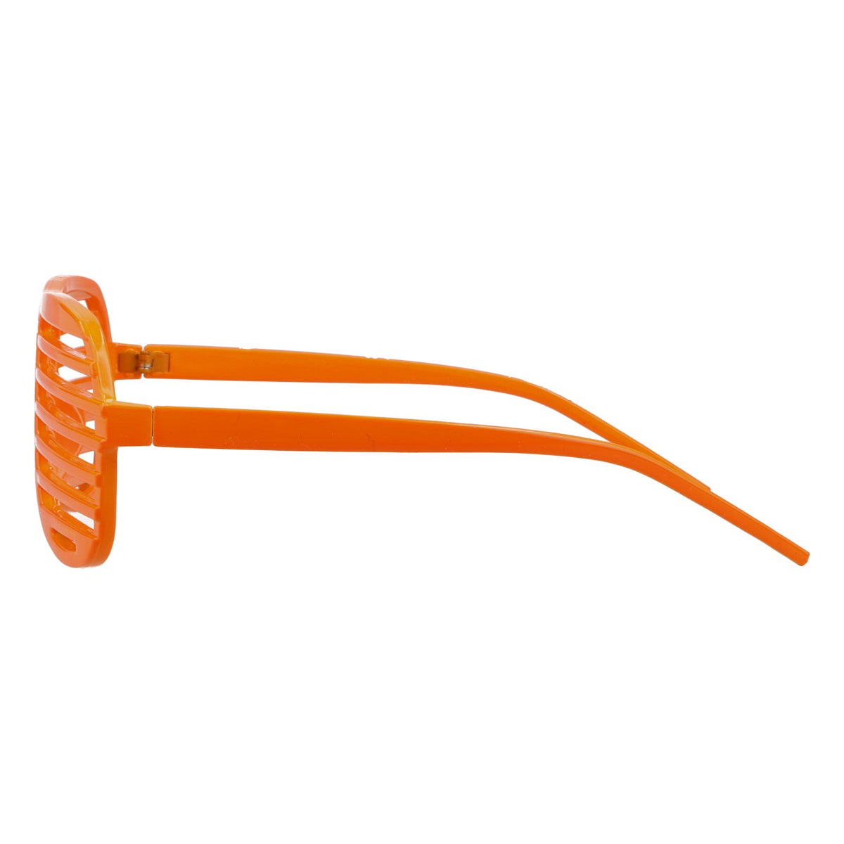 Lunettes de fête Atzen, lunettes orange Shutter Shades, look culte, pour faire la fête – Vue 3
