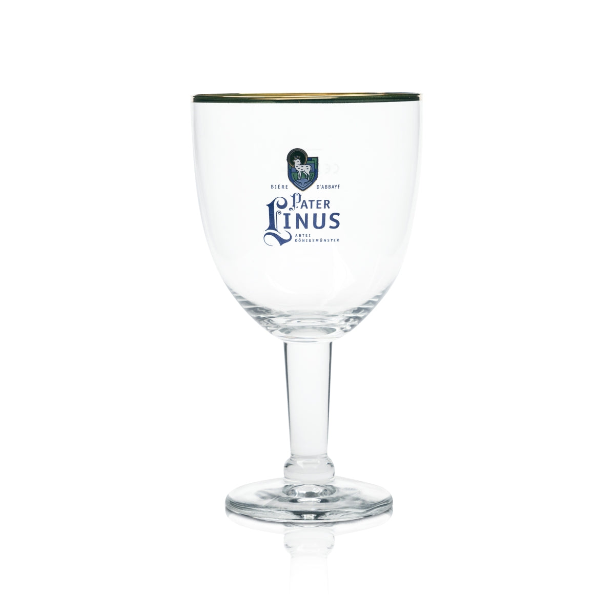 Verre à bière Père Linus 0,5 l Abbey Pokal bord doré Ritzenhoff Verres ballon Abbaye