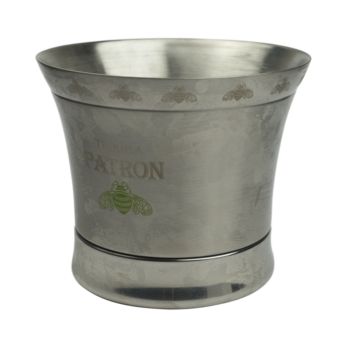 Patron Tequila métal refroidisseur seau bar récipient glacière bouteille Ice Cooler vert abeille