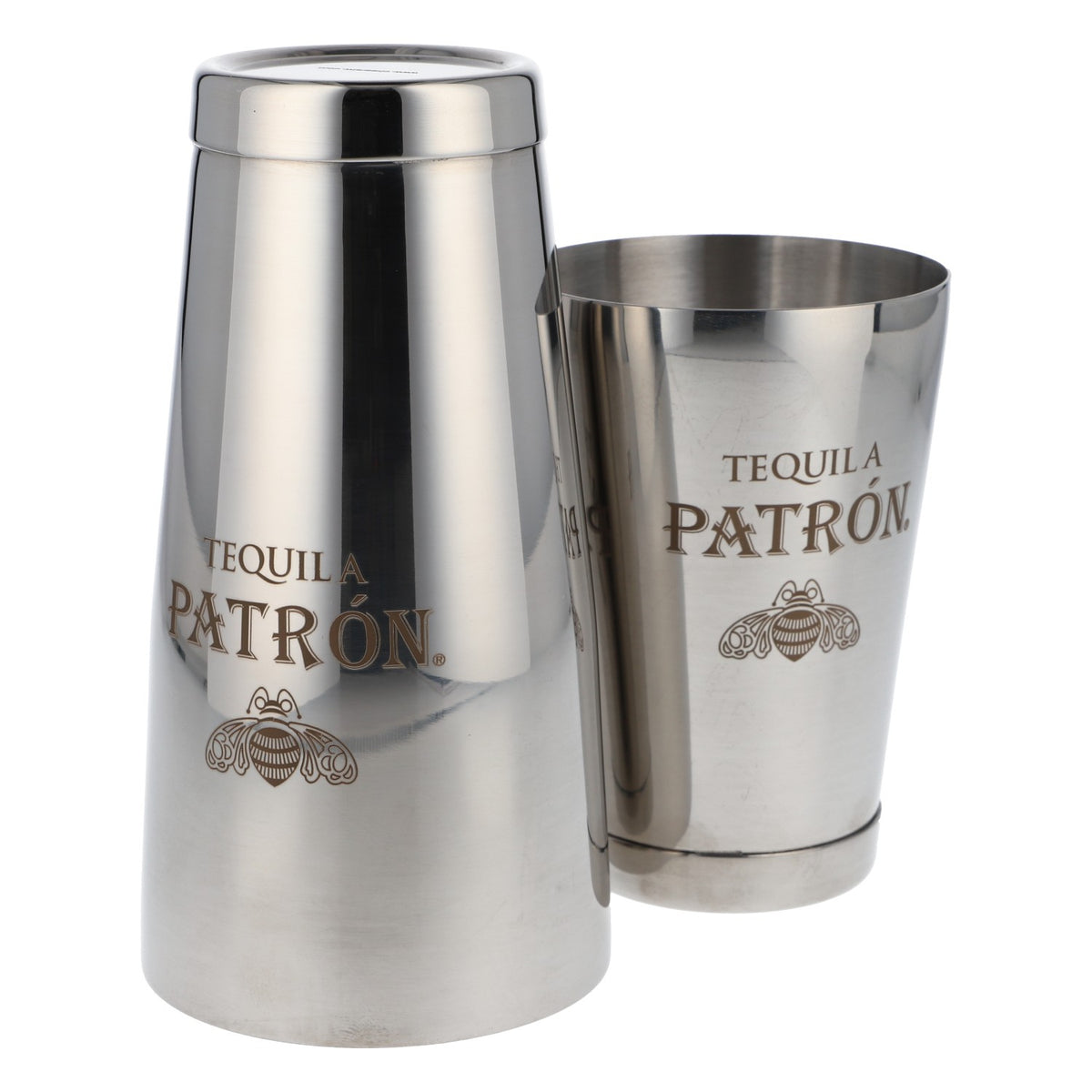 Patron Tequila Shaker Mixer Accessoires de bar Cocktail Acier inoxydable Argent – Vue 5