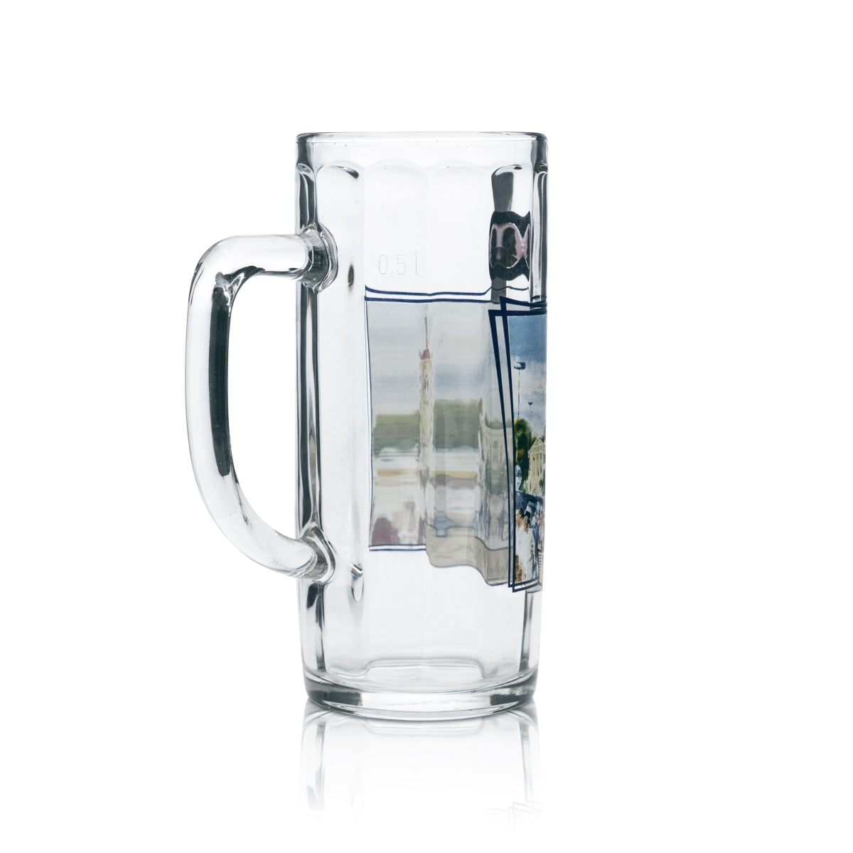 Verre à bière Paulaner 0,5 l, chope Humpen Seidel, Oktoberfest 2002, gastronomie, Munich – Vue 2