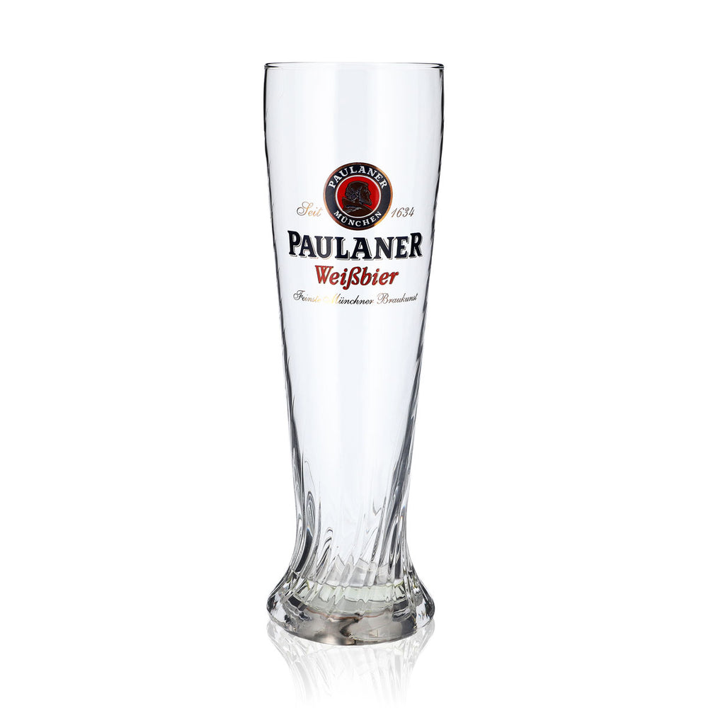 Verre à bière Paulaner Verre à bière blanche LED Verre en relief 0,5 l  Verre à bière Sahm Verre spécial