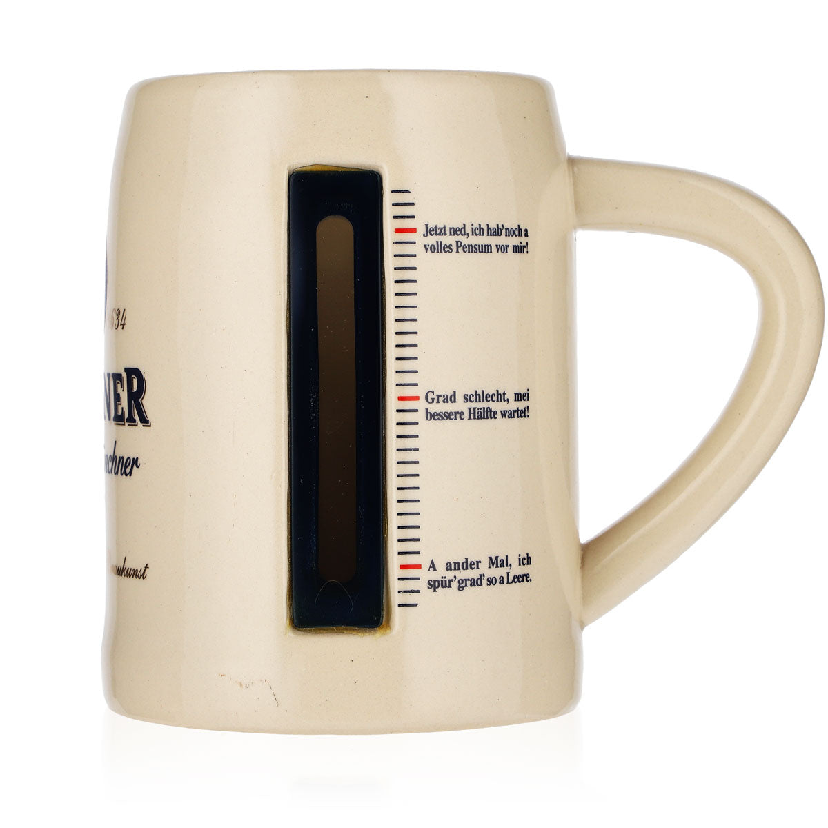 Bière Paulaner Verre Chope de collection Seidel 0,64 l Chope en terre cuite Échelle de mesure – Vue 5