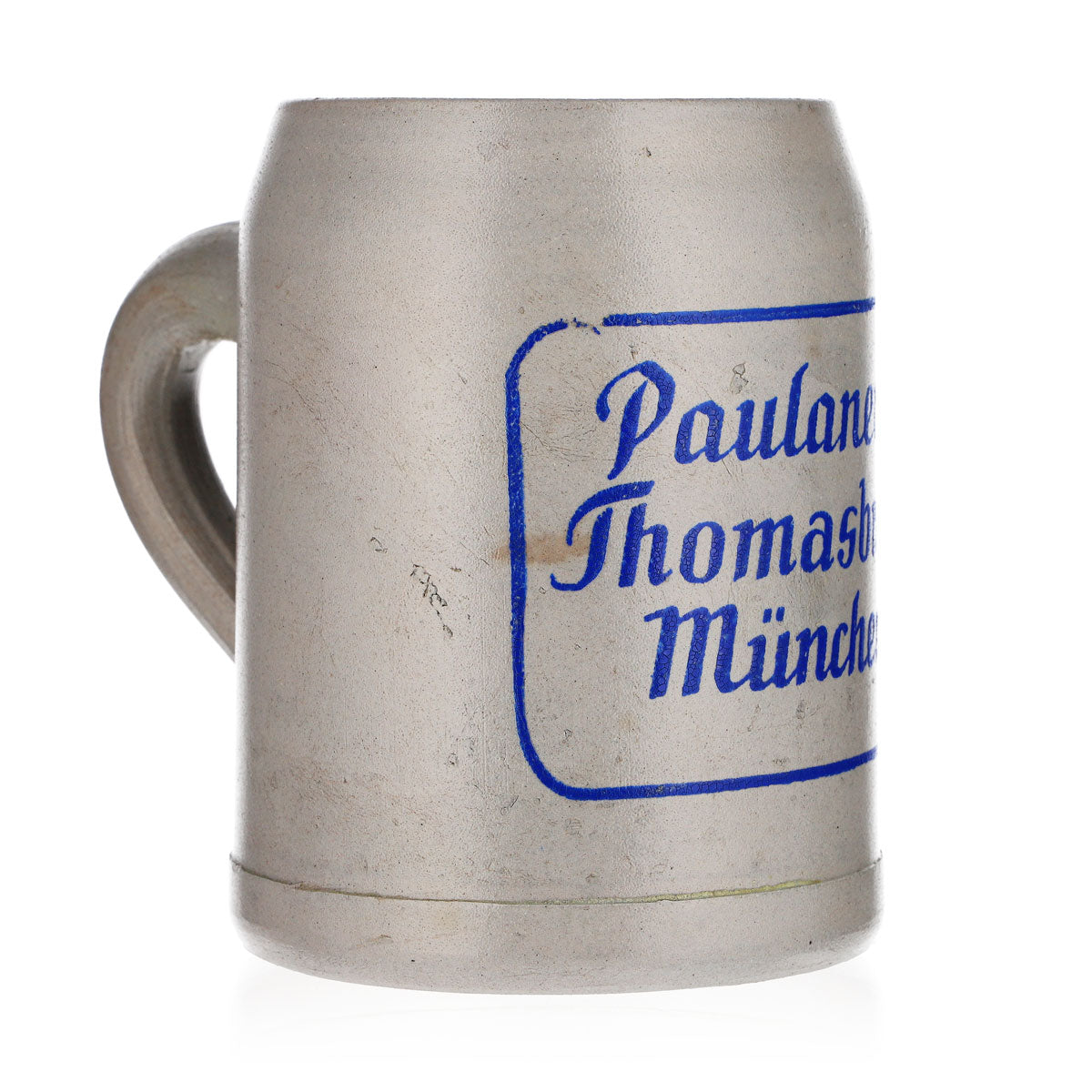 Verre à bière Paulaner, chope en terre cuite Thomasbräu Munich, chope en pierre de 0,5 l, Seidel – Vue 2