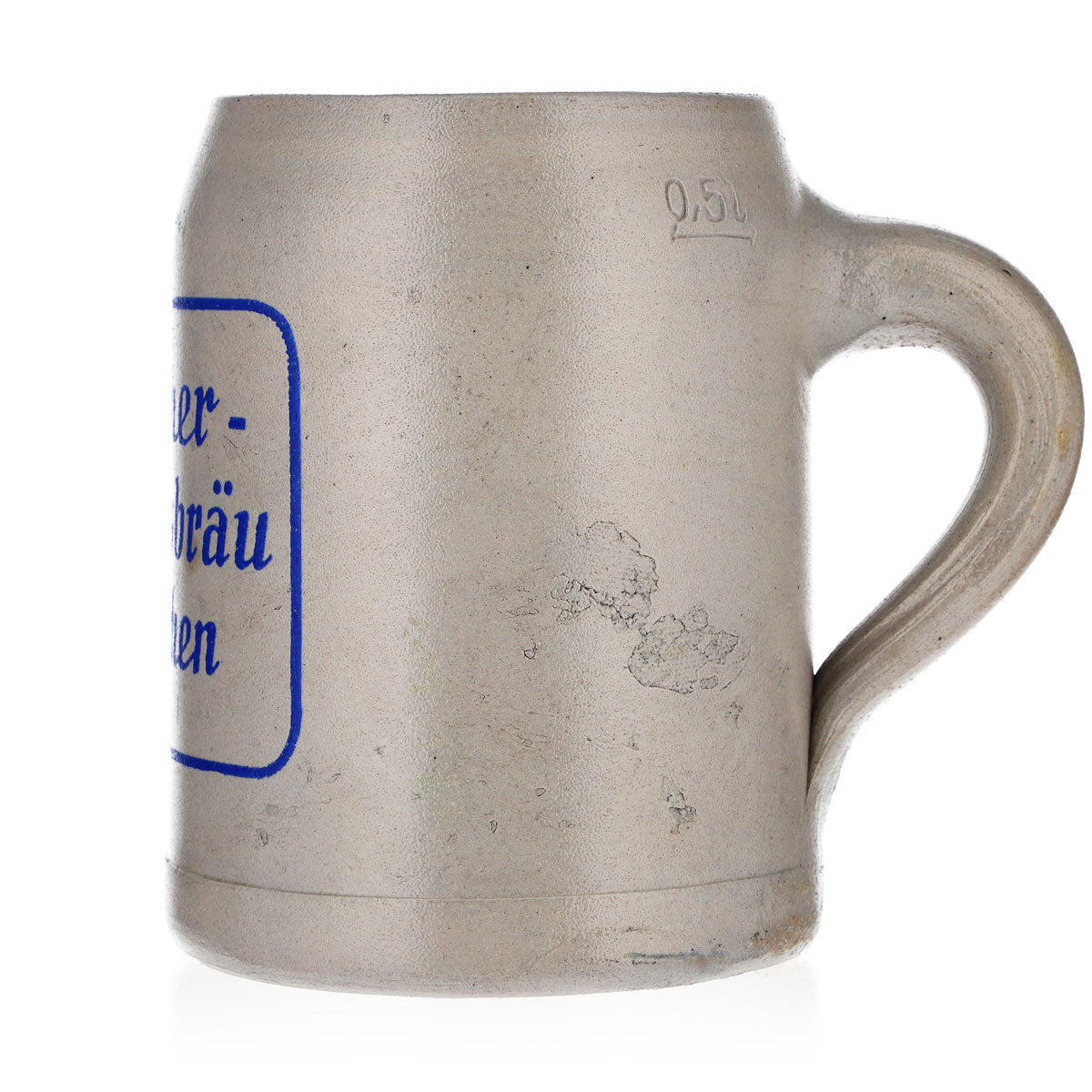 Verre à bière Paulaner, chope en terre cuite Thomasbräu Munich, chope en pierre de 0,5 l, Seidel – Vue 5