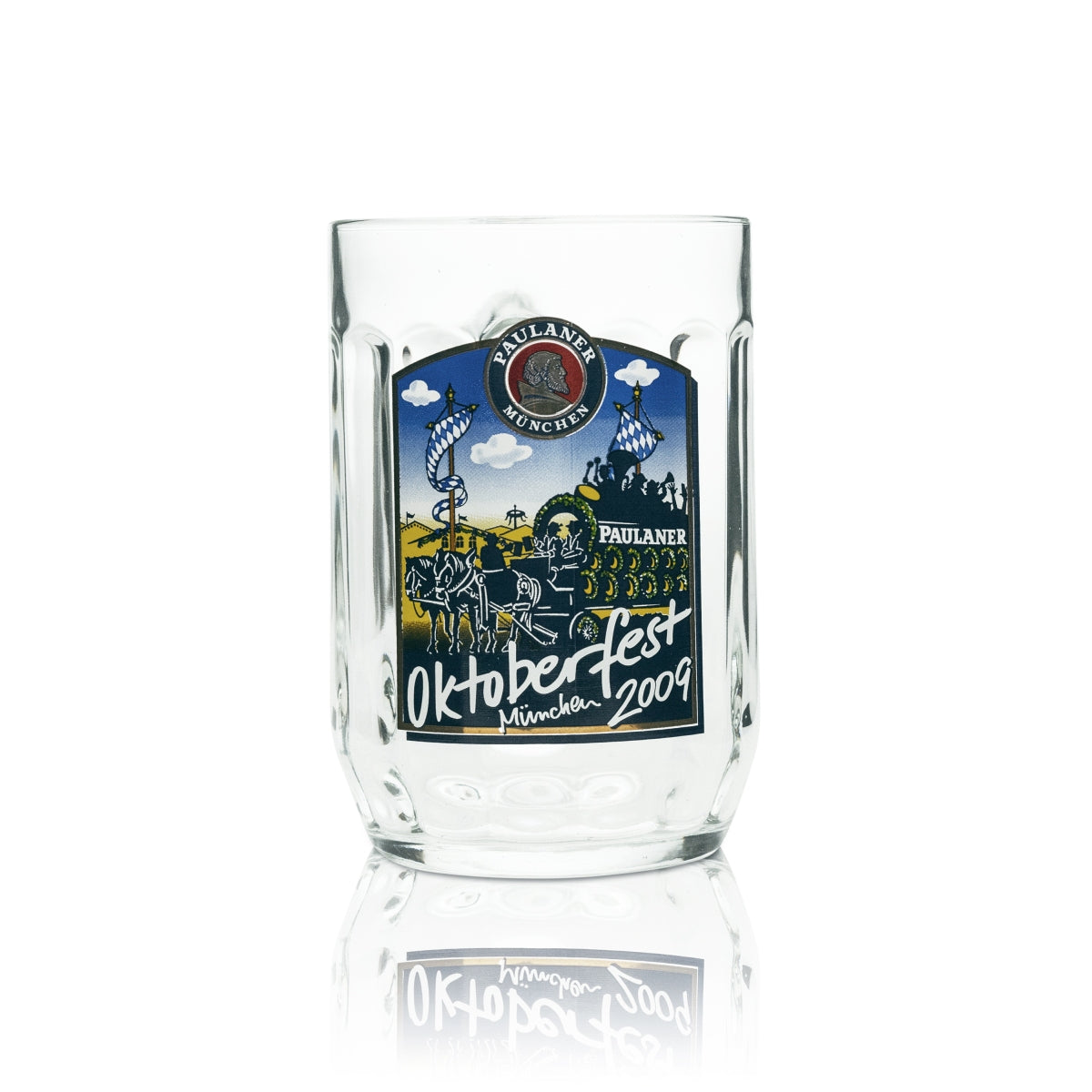 Verre à bière collector Paulaner 0,5 l Oktoberfest 2009 Munich édition spéciale Humpen