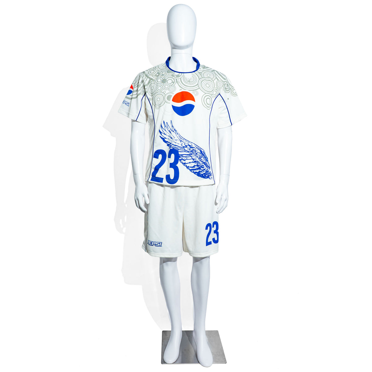 Maillot et short de football Pepsi Cola, n° 23 Vêtements pour fans Beckham Taille M
