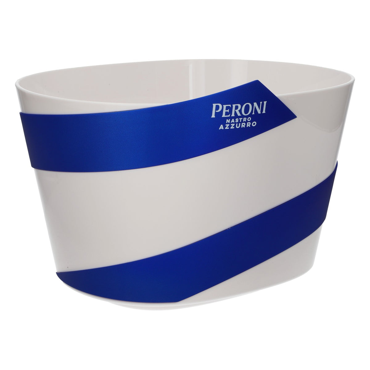 Refroidisseur de bouteilles de bière Peroni Nastro Azzurro 32 x 26 x 20 cm blanc/bleu