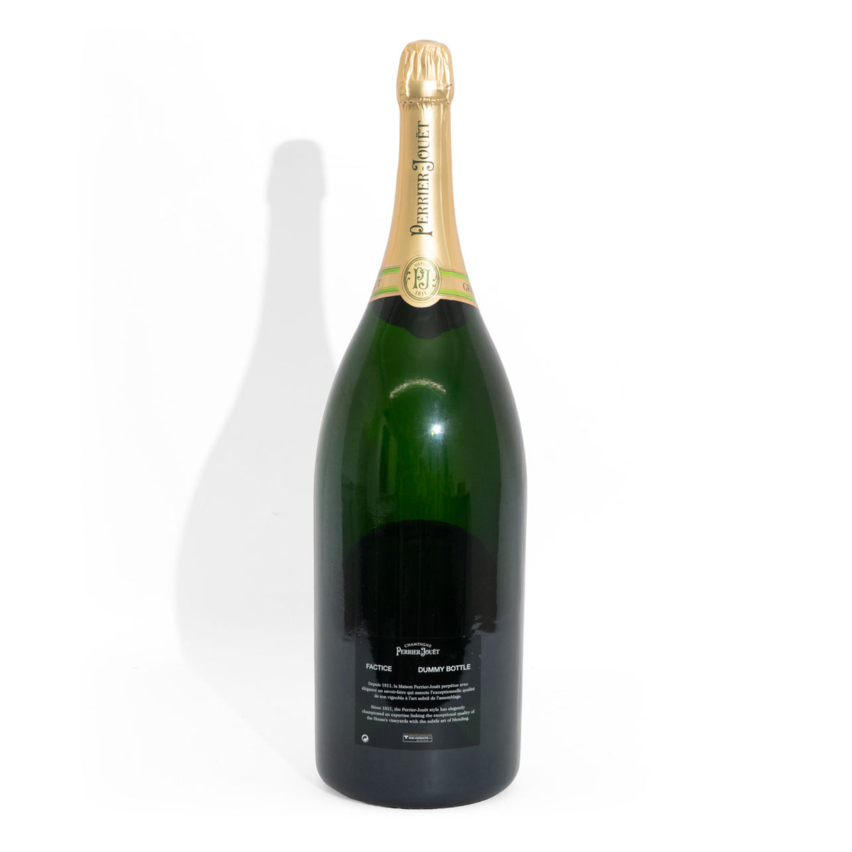 Perrier Jouet Champagne EMPTY Bouteille décorative Bouteille d'exposition 6 l « Grand Brut » Bouteille vide – Vue 3