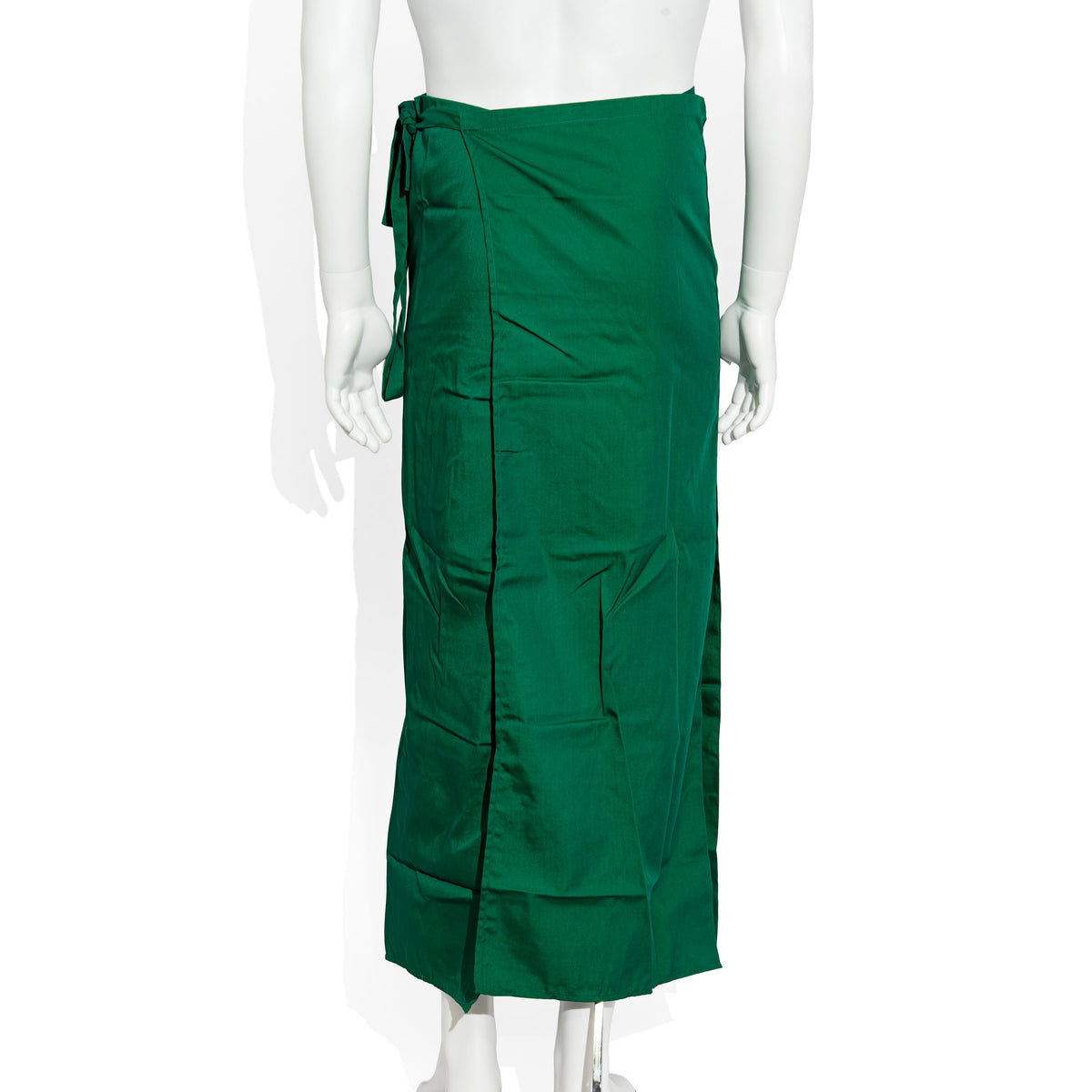 Tablier de bistrot vert en tissu mélangé, avec motif « Perrier » – Vue 3