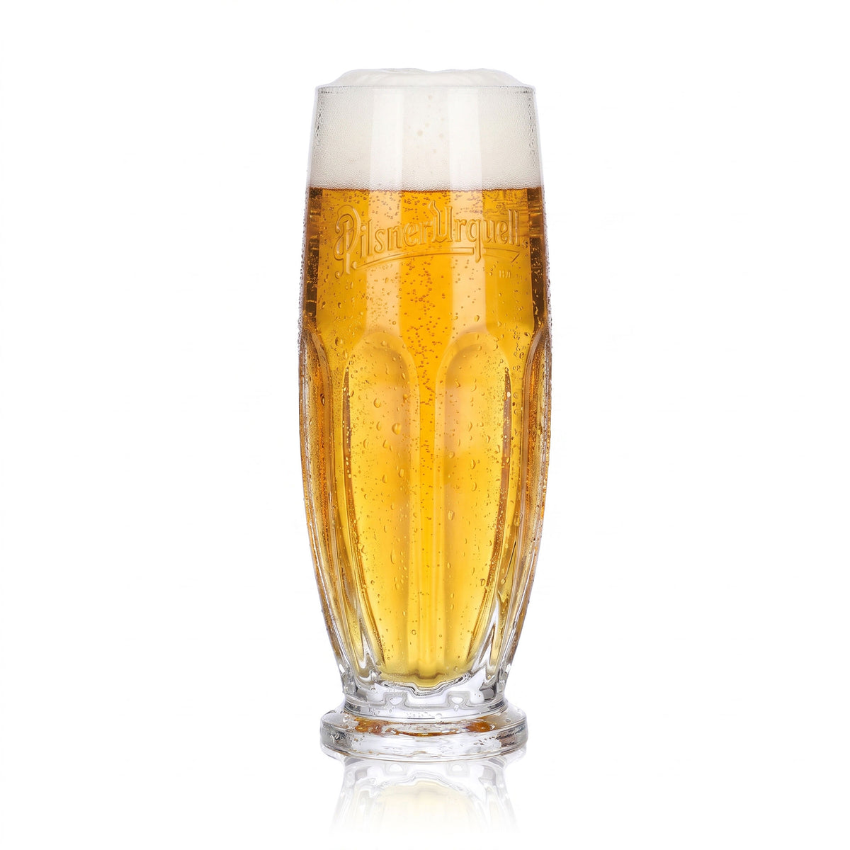 Verre à bière Pilsner Urquell 0,3 l, modèle original « Tumblers » avec relief « Sahm »