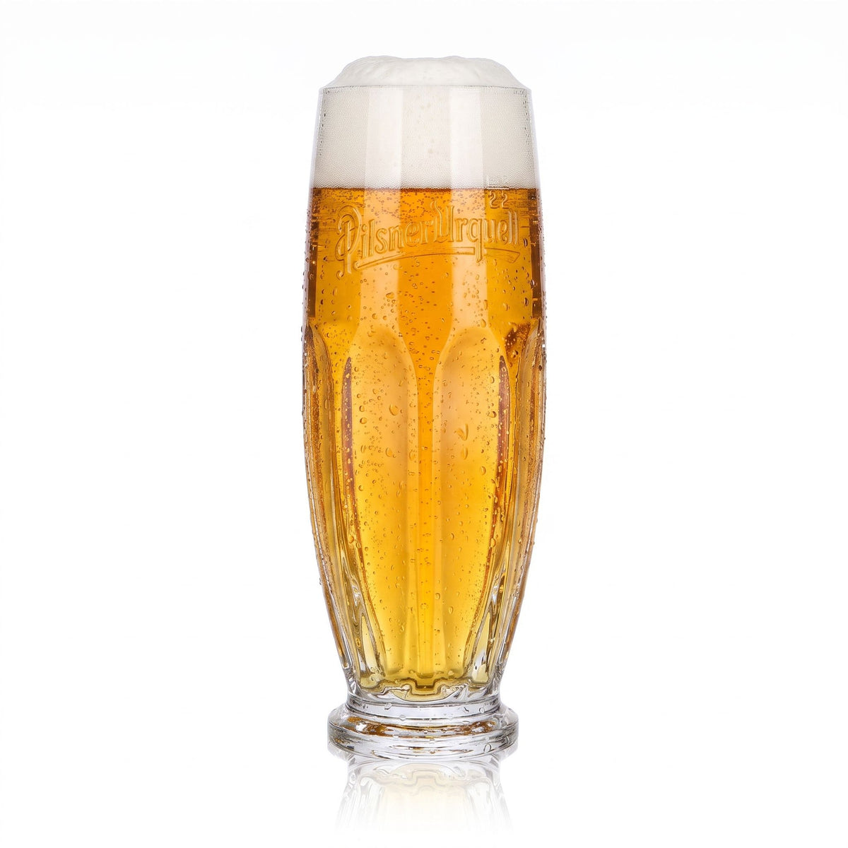 Verre à bière Pilsner Urquell 0,5 l, modèle original « Tumblers » avec relief « Sahm »