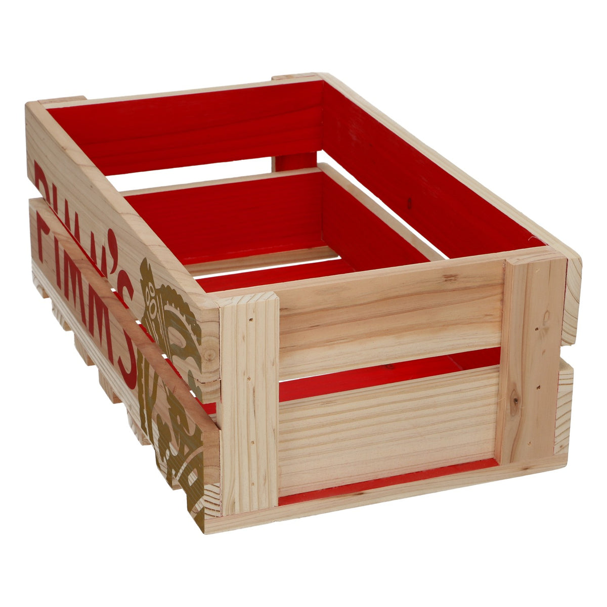 Caisse en bois pour liqueur Pimm's, caisse à bouteilles, décoration d'intérieur, caisse décorative, bois véritable, marron – Vue 3