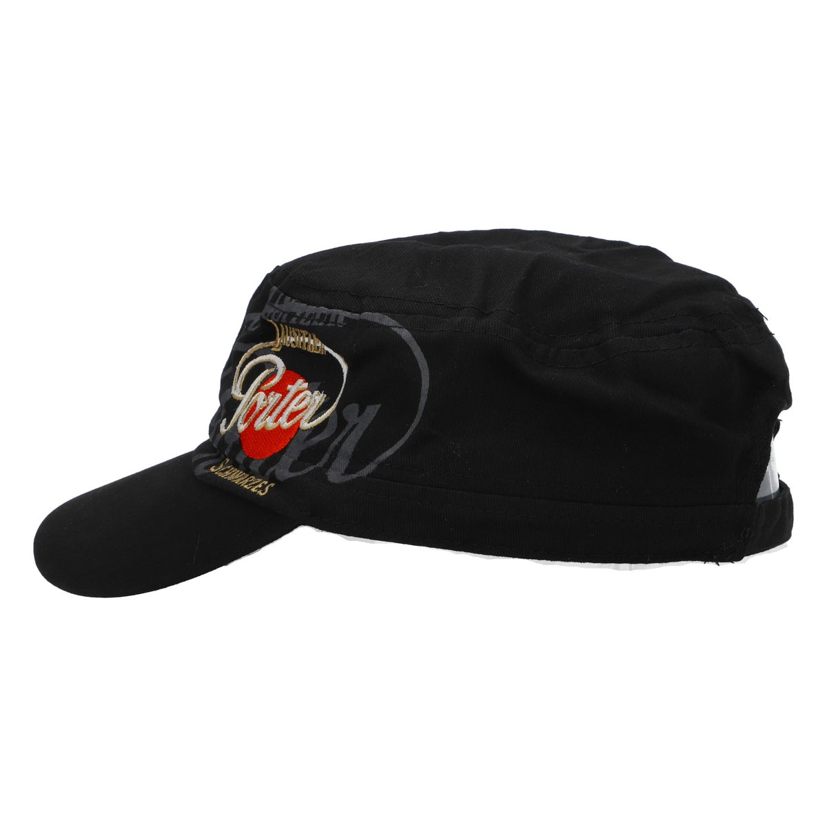 Casquette Porter Beer Casquette militaire Casquette de baseball Liberal Noir – Vue 2