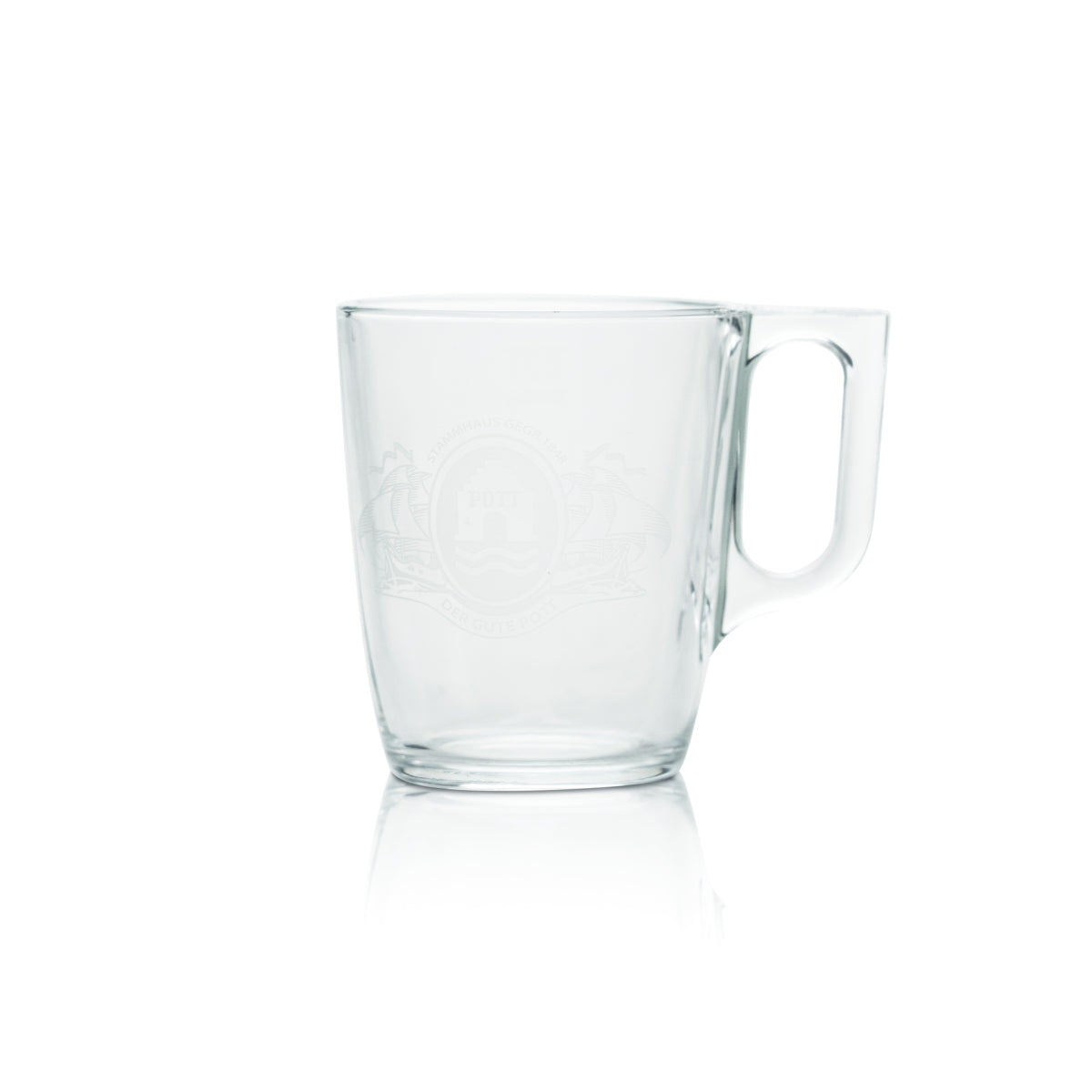 Verre à vin chaud Pott 0,25 l avec anse isotherme et doseur de rhum Marché de Noël Avent