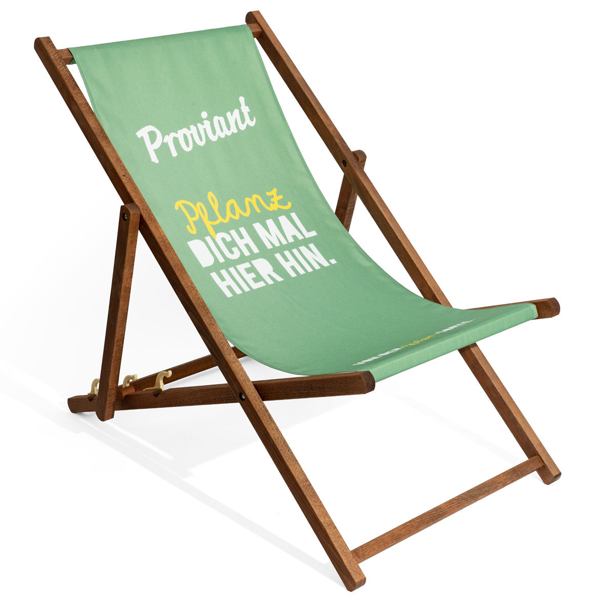 Provisions Boisson non alcoolisée Chaise longue Chaise de plage Transat Chaise de plage Bois de hêtre Vert