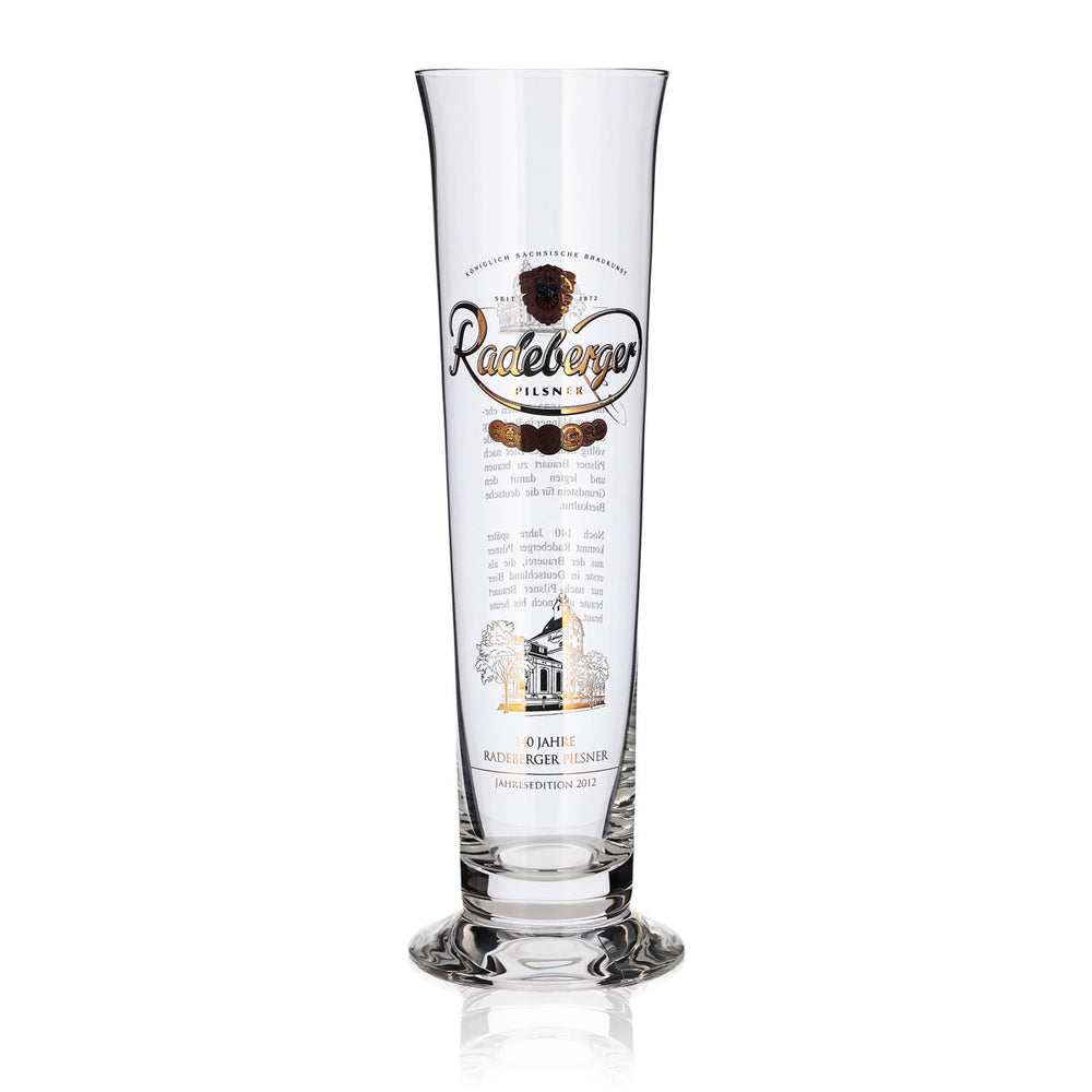 Verre à bière Radeberger Verre de collection Verres Tulipe Édition annuelle 2012 Stange