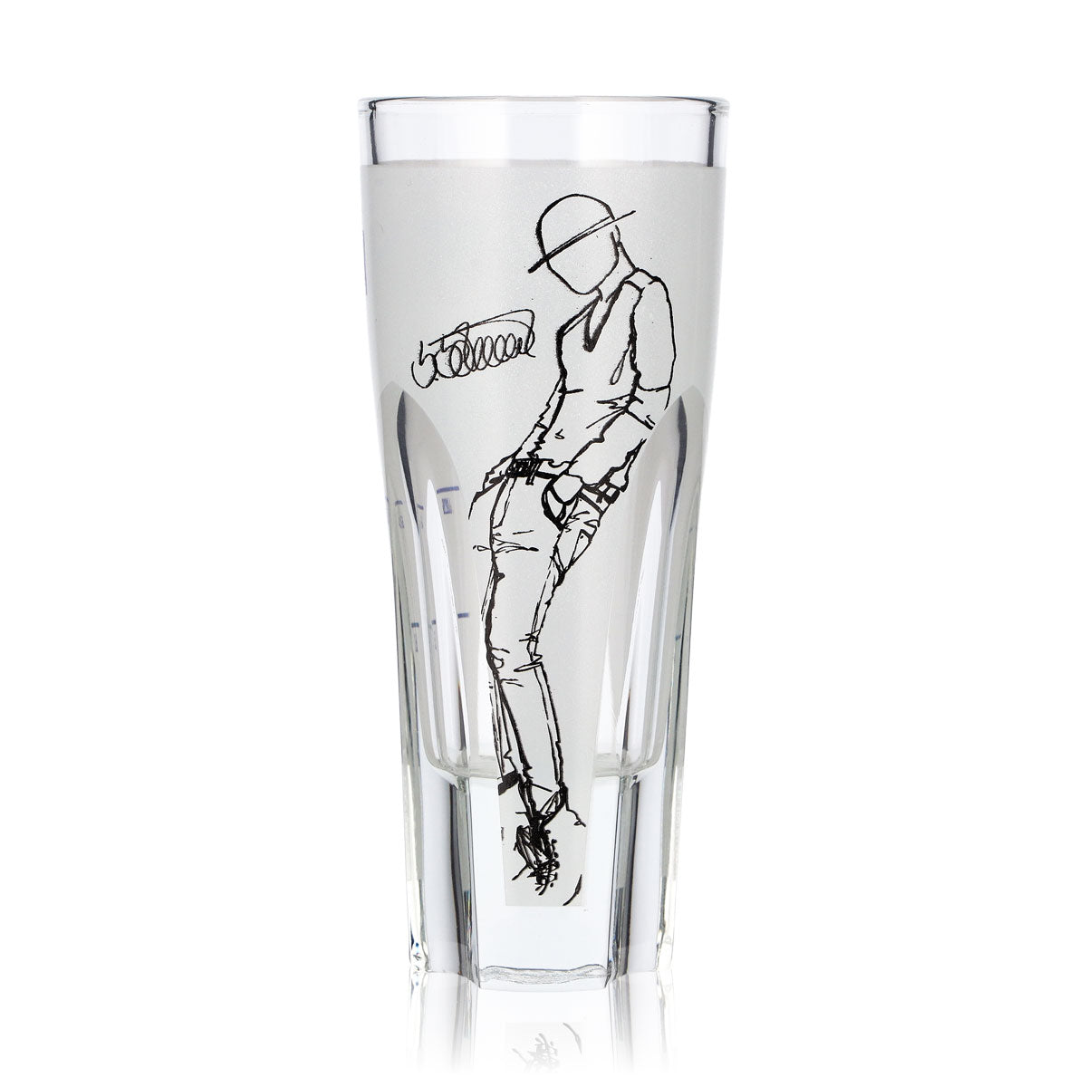 Verre à liqueur Ramazzotti 2 cl/4 cl, motif en relief « danseuse »