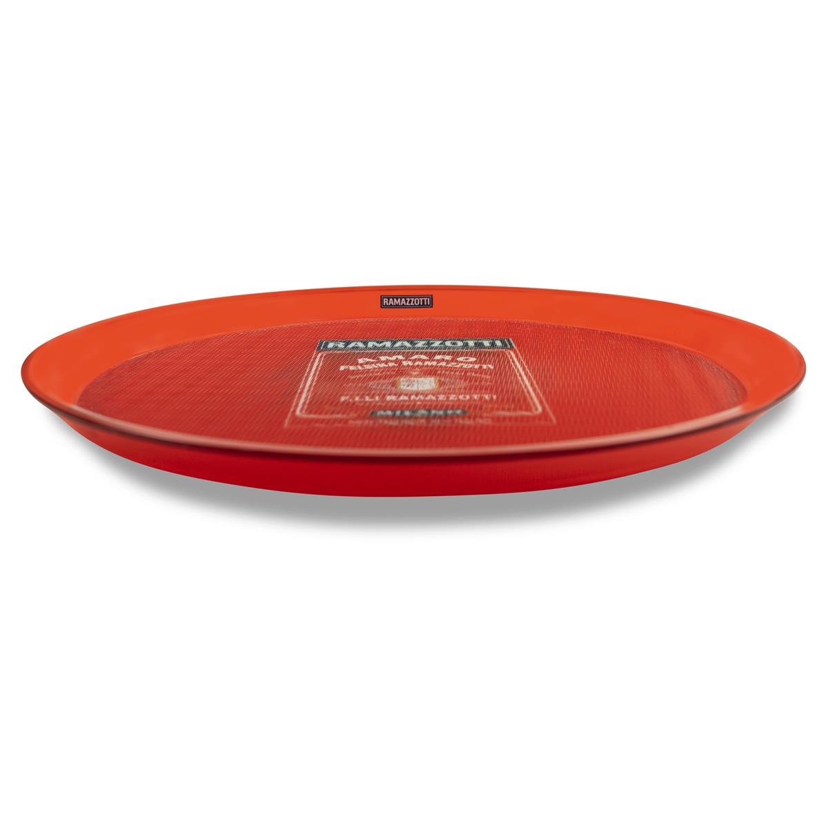 Ramazzotti Liqueur Plateau Plateau de service Plateau de serveur rouge transparent – Vue 3