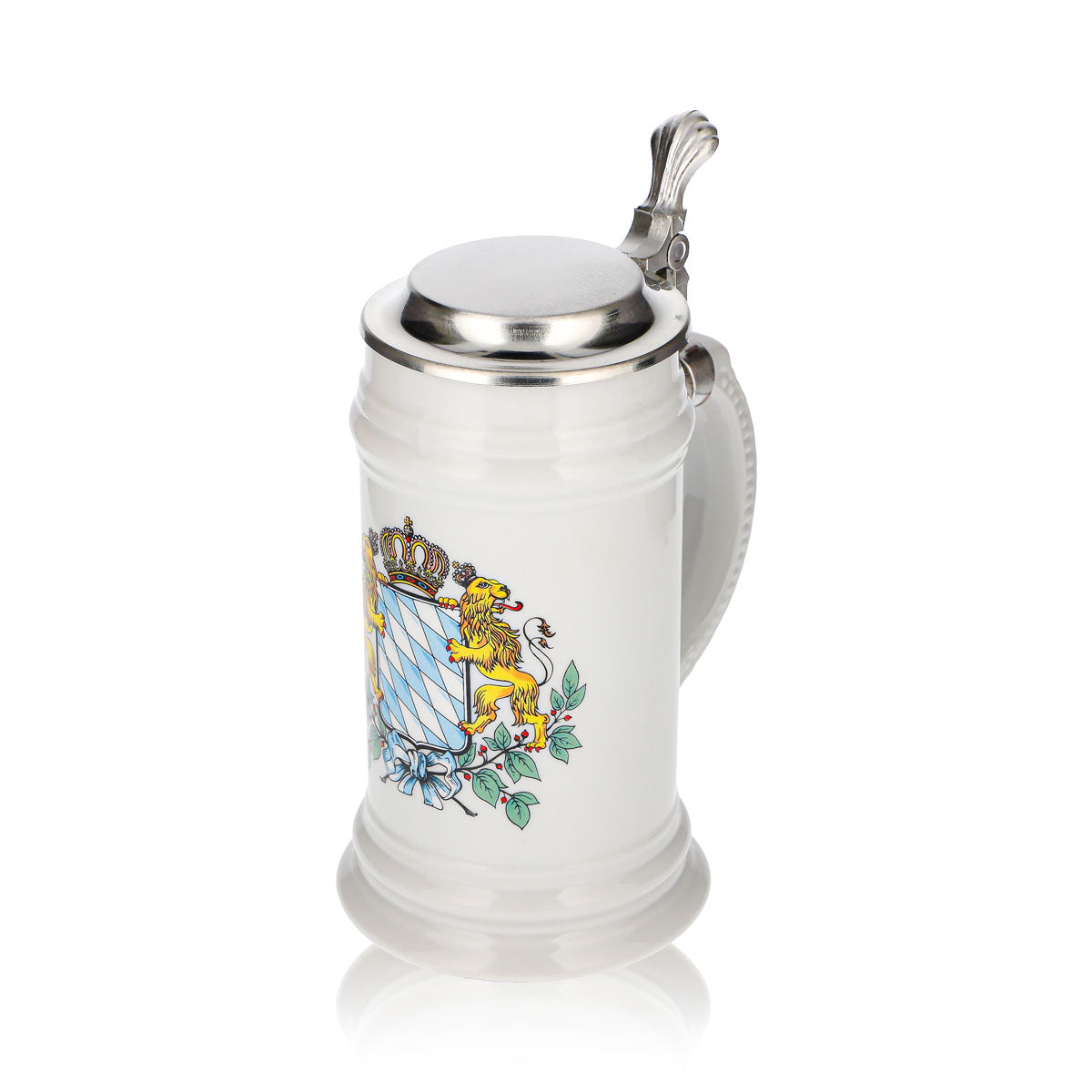 Verre à bière Rastal 0,5 l, chope en terre cuite, armoiries de la Bavière, terre cuite – Vue 6