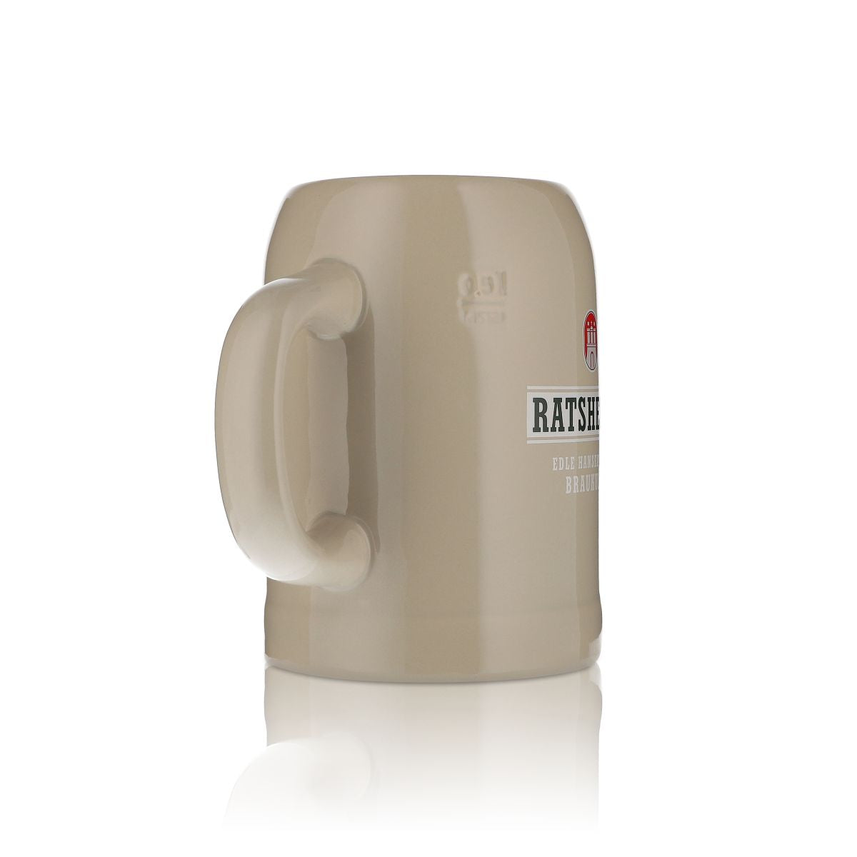 Verre Ratsherrn Pils 0,5 l Chope à bière Verres à bière Verres en grès Fleeten-Kieker – Vue 3