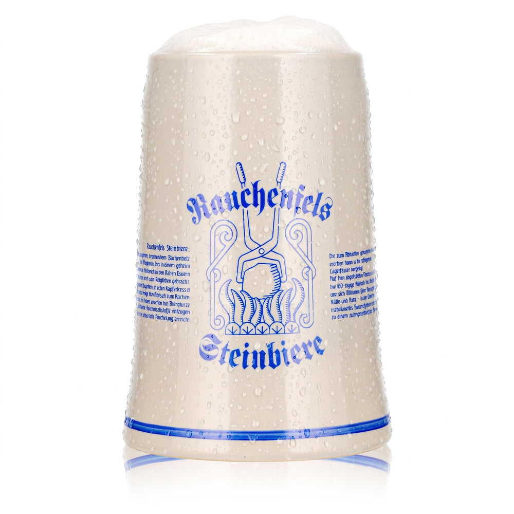 Verre à bière Rauchenfels, chope en terre cuite 0,3 l, chope à bière, bières en terre cuite, poterie
