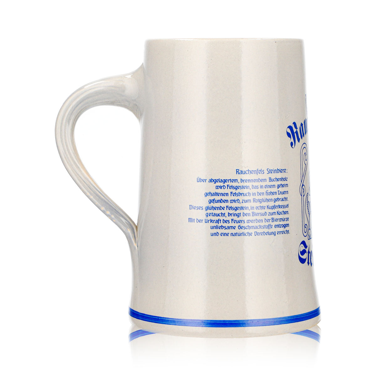 Verre à bière Rauchenfels, chope en terre cuite, 0,3 l, chope à bière, chope en grès, bières en grès – Vue 4