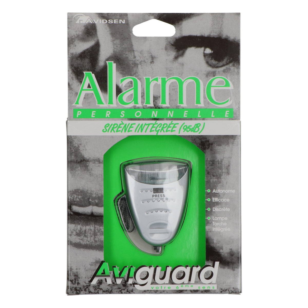Ravidsen  Aviguard Alarme personnelle 90db Lampe Sacs à main de forme carrée – Vue 4