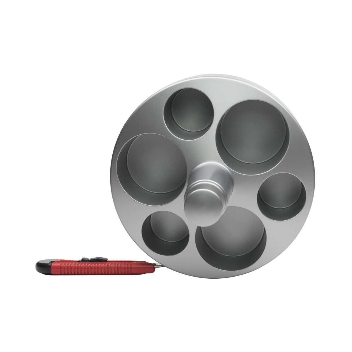 Red Bull Energy Plateau Plateau de service Plateau de serveur gris Carrousel Porte-canettes rond 6 canettes – Vue 2