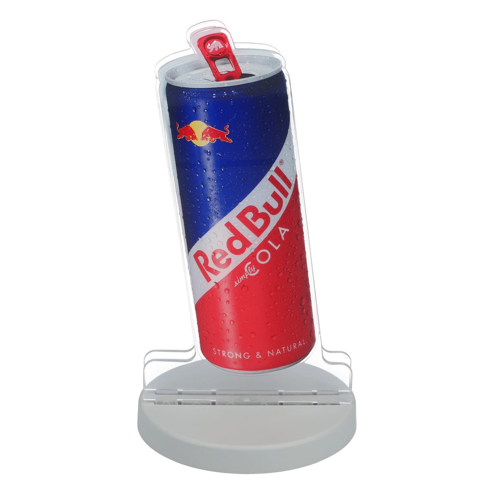 Présentoir de table Red Bull 2 canettes Simply Cola Porte-cartes Flyherhalter Publicité
