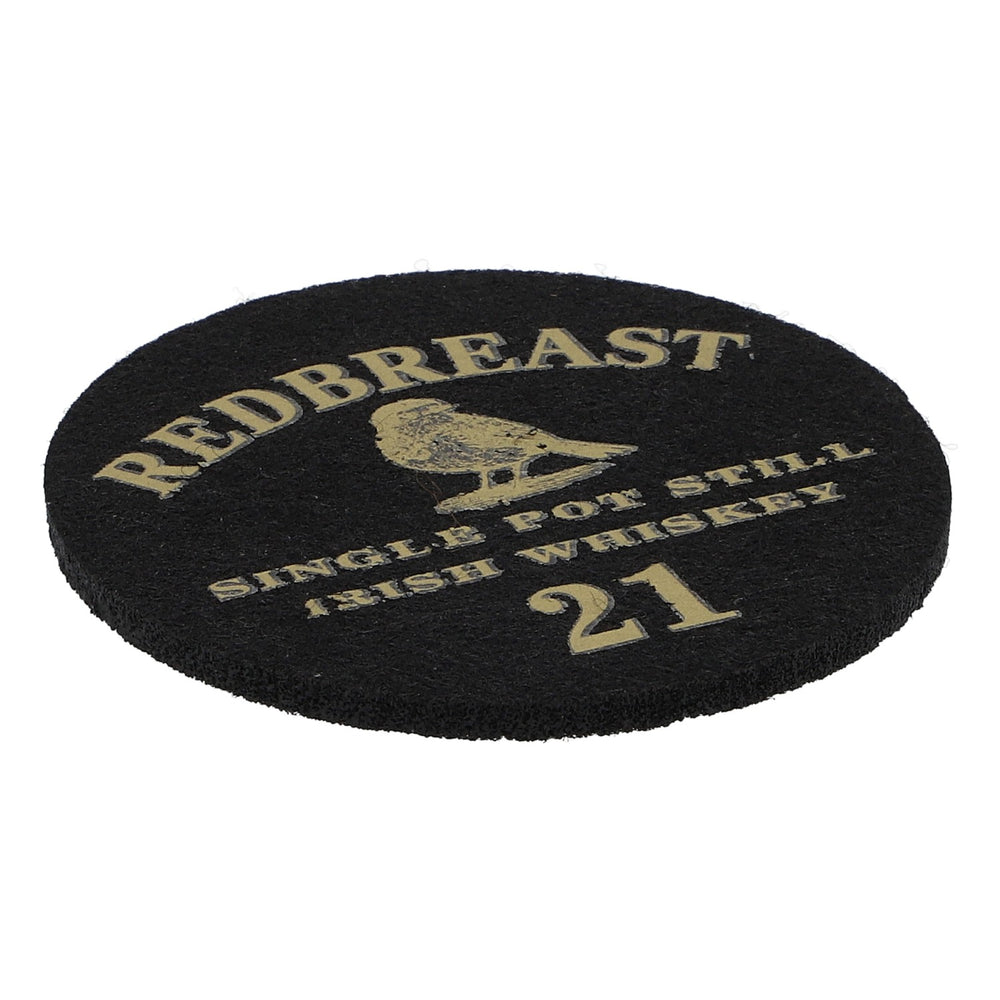 Redbreast Whisky Sous-verre en feutre Noir 6,2 cm de diamètre