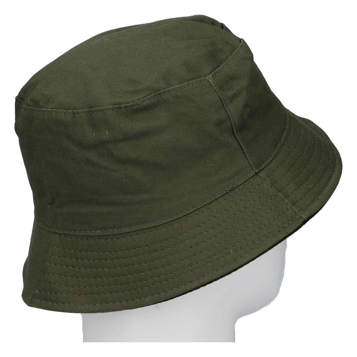 Remedy Rum Chapeau de pêcheur Réversible Noir/Vert olive Taille unique unisexe – Vue 3