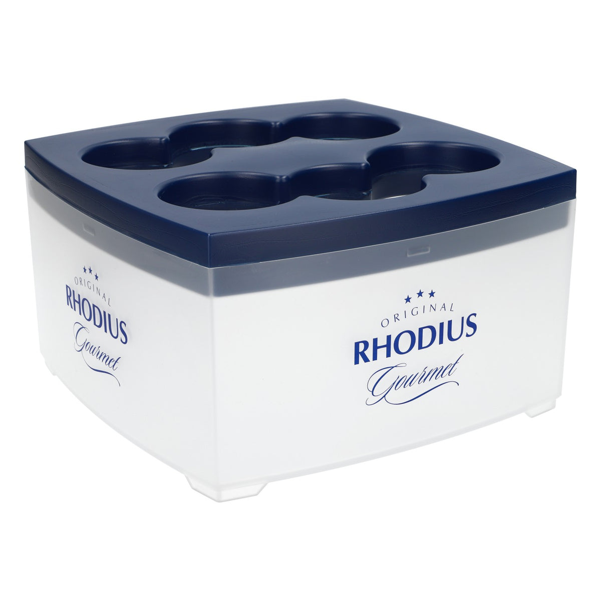 Rhodius Refroidisseur d'eau Refroidisseur de bouteilles 6 bouteilles Blanc/Bleu