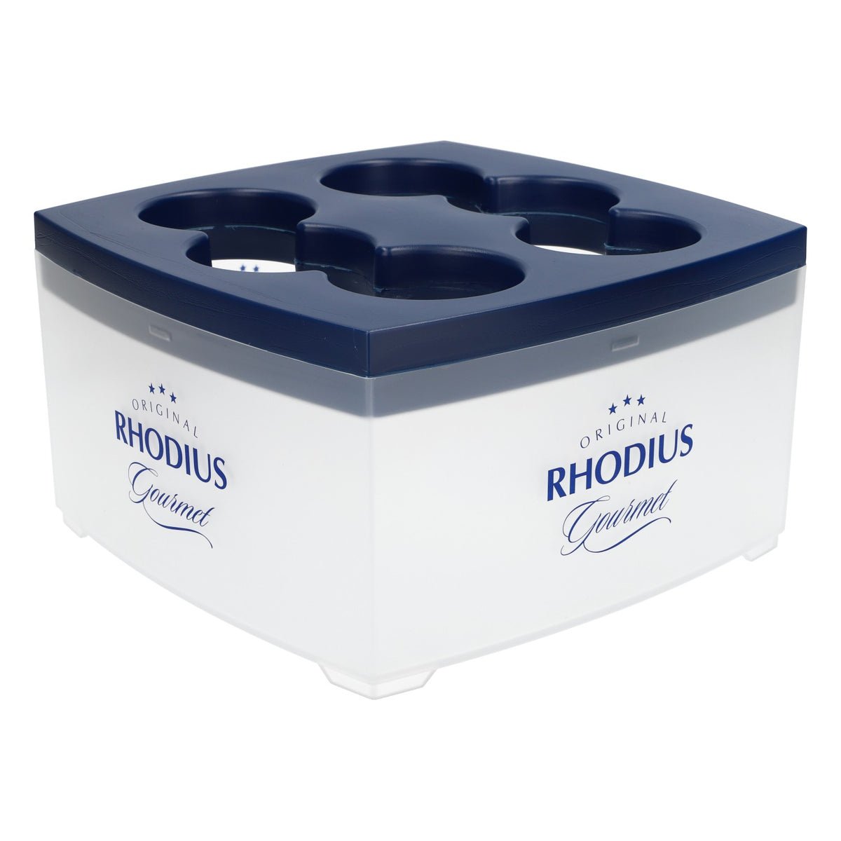 Rhodius Refroidisseur d'eau Refroidisseur de bouteilles 6 bouteilles Blanc/Bleu – Vue 4